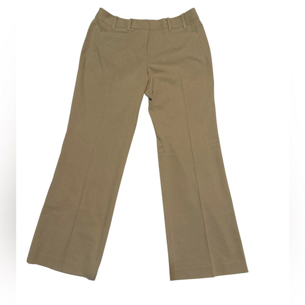 Loft tan Julie Wide leg dress pants Slacks size 8petite